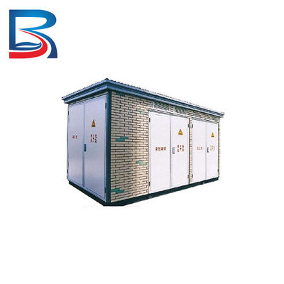 Air Insulated Electric Compact Transformer Substation ARC Resistant for Power Plants